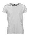 Heren T-shirt Tee Jays 5062 Roll-Up White